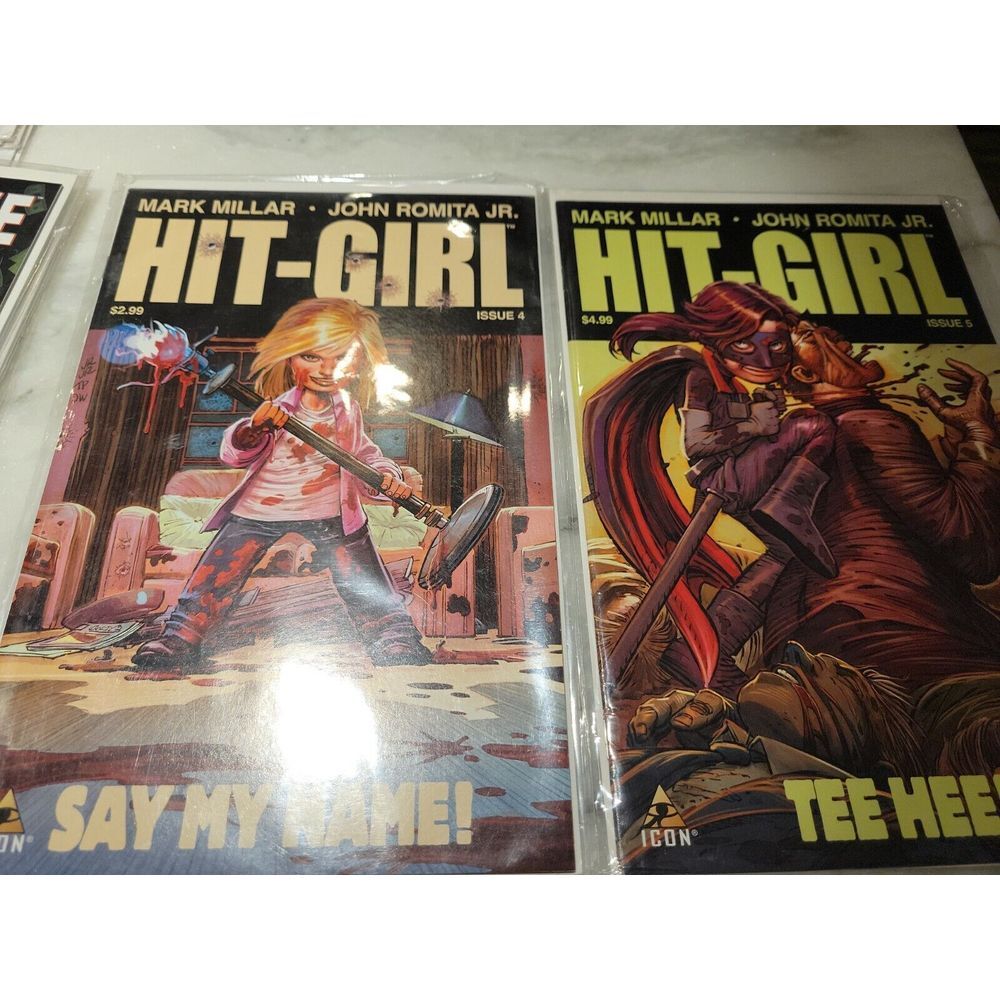 Hit-Girl #4 & #5, (2012/13, Icon): Say‎ My Name/Tee Hee!